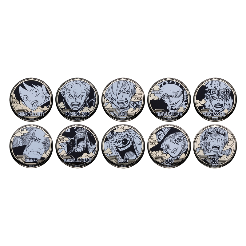 『ＯＮＥ　ＰＩＥＣＥ』黄金缶バッジコレクション　第２弾　（全１０種／ランダム１種入り）　ＢＥ４－ＪＳ