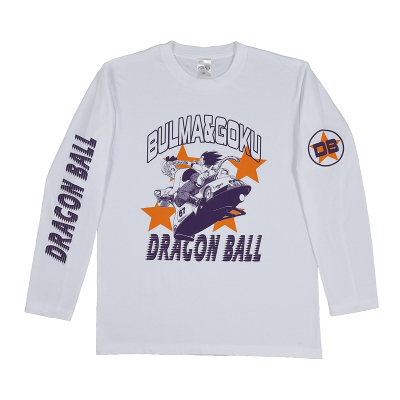 『ＤＲＡＧＯＮ　ＢＡＬＬ』ロングＴシャツ　孫悟空＆ブルマ　Ｌサイズ　ＢＥ４ Lサイズ