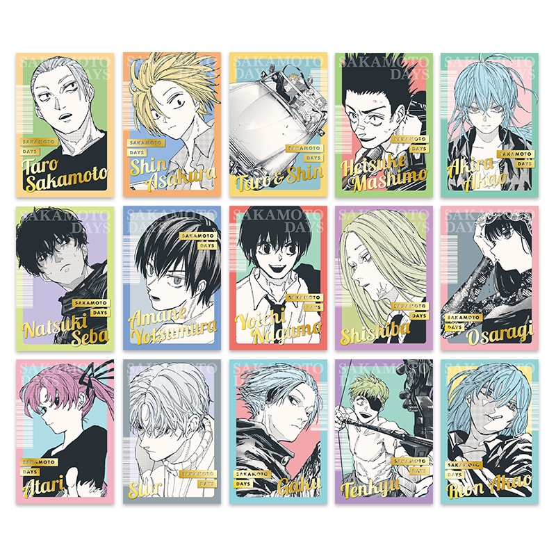 『ＳＡＫＡＭＯＴＯ　ＤＡＹＳ』箔押しポストカードコレクション　第１弾　（全１５種／ランダム１種入り）　ＢＥ４－ＪＳ