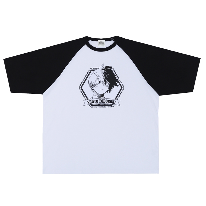 『僕のヒーローアカデミア』ラグランＴシャツ　“ＨＥＲＯＥＳ”　轟焦凍　ＢＦ１