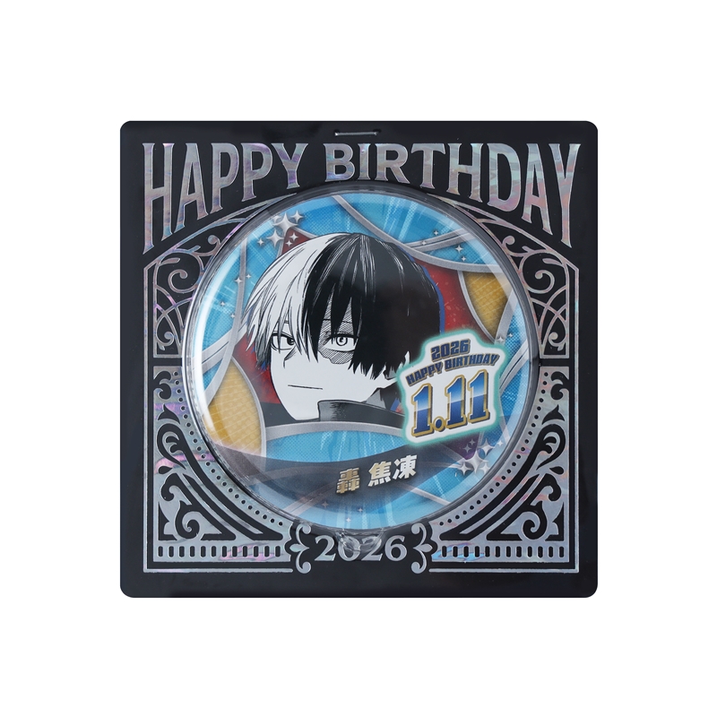 『僕のヒーローアカデミア』バースデイ缶バッジ　轟焦凍　ＢＦ１