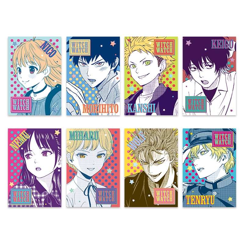 『ウィッチウォッチ』メタリックポストカードコレクション　第１弾　（全８種／ランダム１種入り）　ＢＥ４－ＪＳ