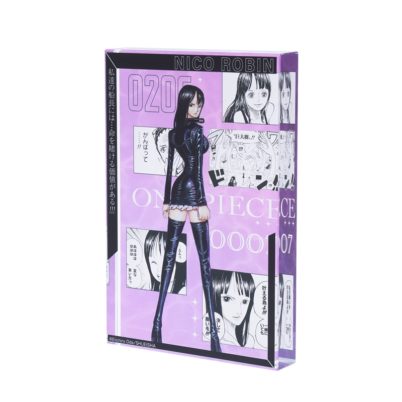 『ＯＮＥ　ＰＩＥＣＥ』アクリルブロック　“ＨＥＲＯＥＳ”　ニコ・ロビン　ＢＦ１