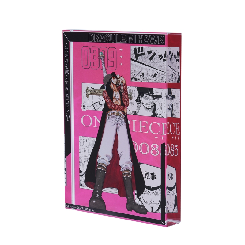 『ＯＮＥ　ＰＩＥＣＥ』アクリルブロック　“ＨＥＲＯＥＳ”　ジュラキュール・ミホーク　ＢＦ１