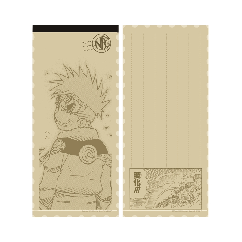 『ＮＡＲＵＴＯ－ナルト－』一筆箋　【クリーム】　ＢＦ１－ＴＪＳ