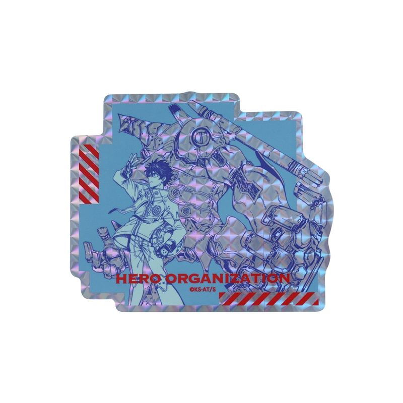 『英雄機関』オーロラシャインステッカー（１００×１００ｍｍ以内変形サイズ）　ＢＦ１－ＪＮＰＧ