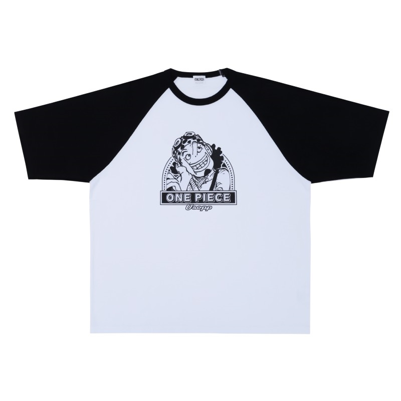 『ＯＮＥ　ＰＩＥＣＥ』ラグランＴシャツ　“ＨＥＲＯＥＳ”　ウソップ　ＢＦ２