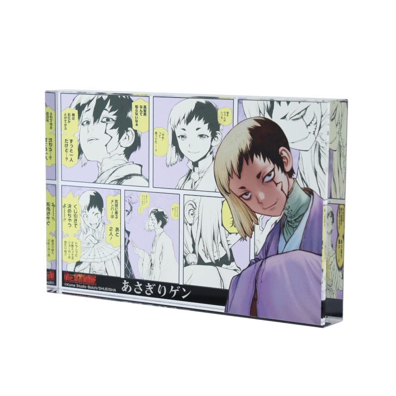 『Ｄｒ．ＳＴＯＮＥ』アクリルブロック　“ＨＥＲＯＥＳ”　あさぎりゲン　ＢＦ２