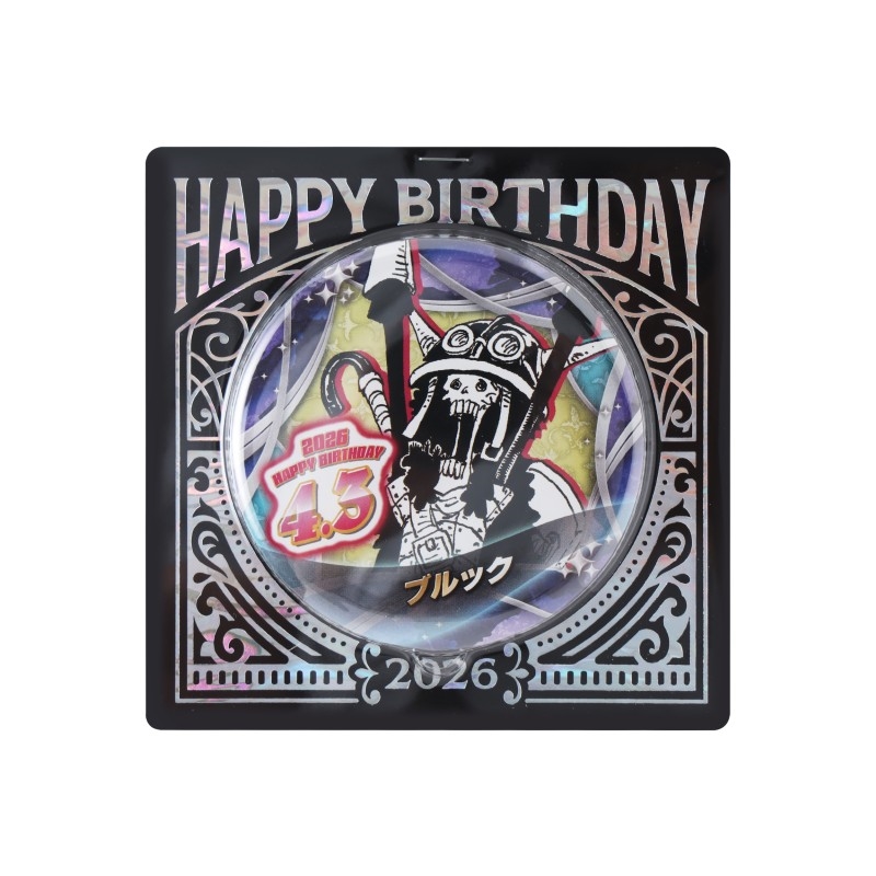 『ＯＮＥ　ＰＩＥＣＥ』バースデイ缶バッジ　ブルック　ＢＦ２