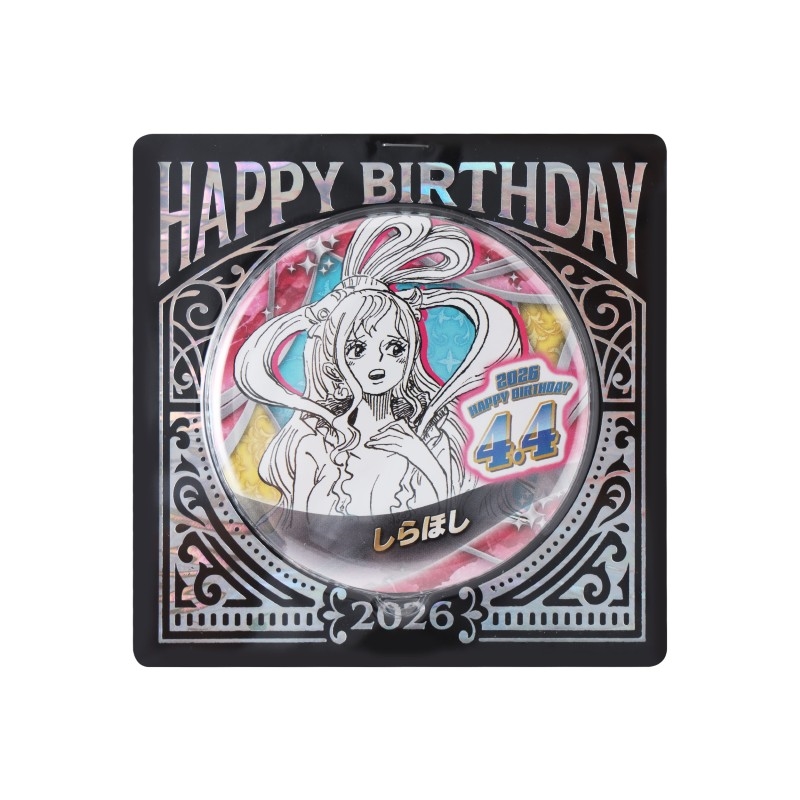 『ＯＮＥ　ＰＩＥＣＥ』バースデイ缶バッジ　しらほし　ＢＦ２