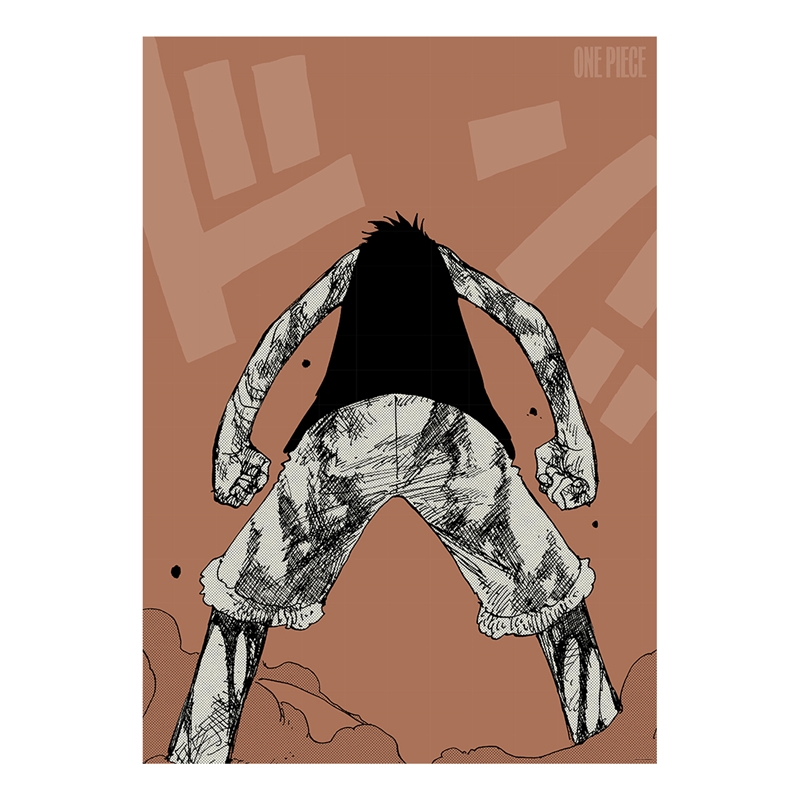 『ＯＮＥ　ＰＩＥＣＥ』Ｂ１　ＰＯＳＴＥＲ　－ａｑｕａ　ｖｉｔａｅ－　【モンキー・Ｄ・ルフィ】　ＢＦ１－ＴＪＳ