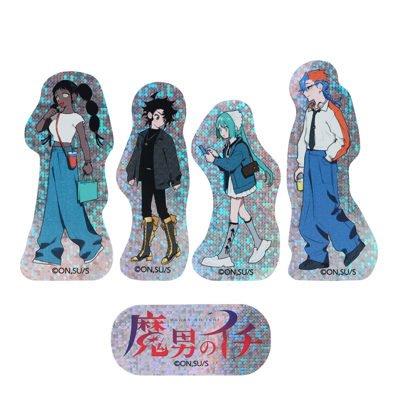 『魔男のイチ』ラメステッカー５枚セット　ＢＦ２