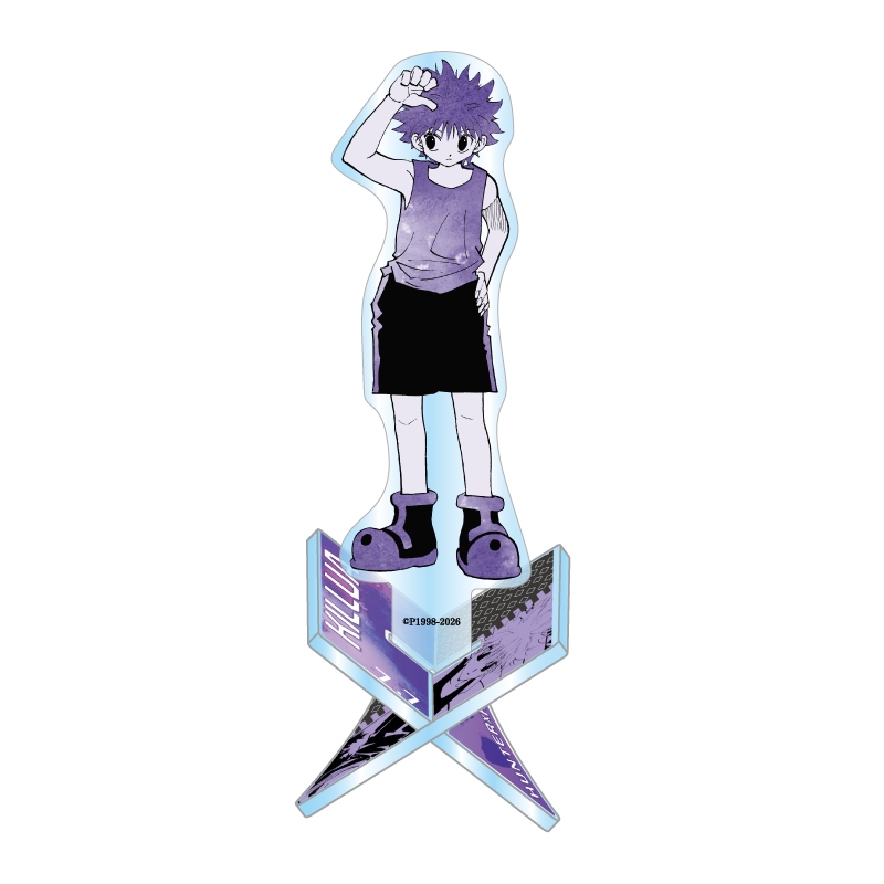 『ＨＵＮＴＥＲ×ＨＵＮＴＥＲ』バースデイアクリル“Ｘ”フィギュア－ｗｉｔｈ－　キルア＝ゾルディック　ＢＦ３