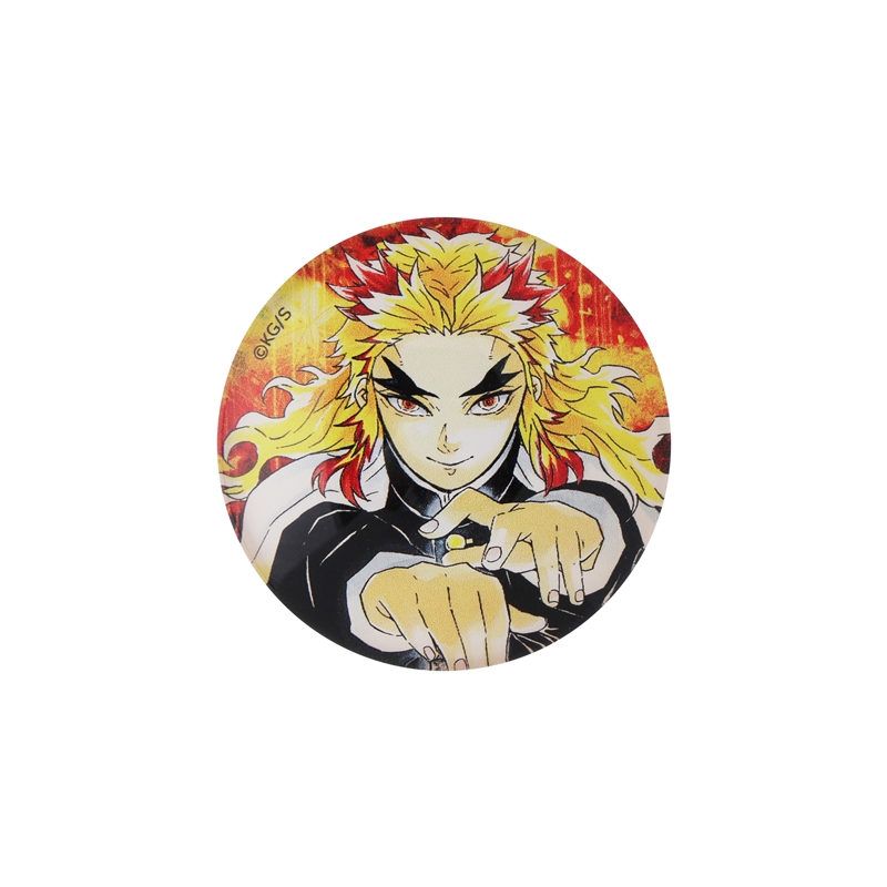 『鬼滅の刃』ガラスマグネット　煉獄杏寿郎（ジャンプコミックス８巻カバーイラスト）　ＢＦ２