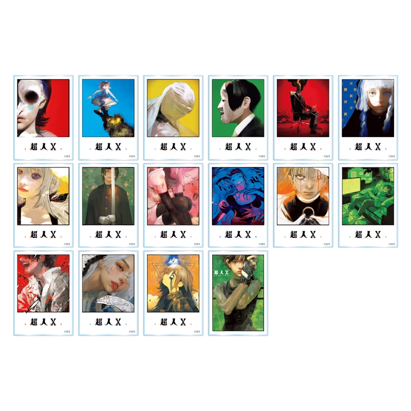 『超人Ｘ』箔入りアクリルカードコレクション　第１弾　（全１６種／ランダム１種入り）　ＢＦ３