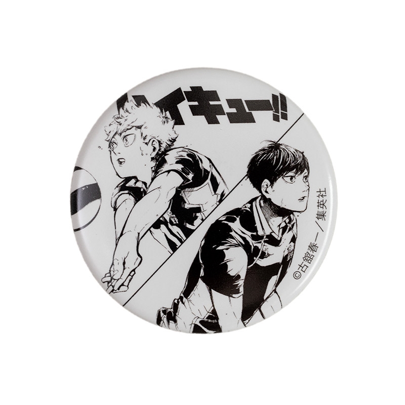 『ハイキュー！！』缶バッジ　日向翔陽＆影山飛雄【仙台観光特使就任記念Ｖｅｒ．】