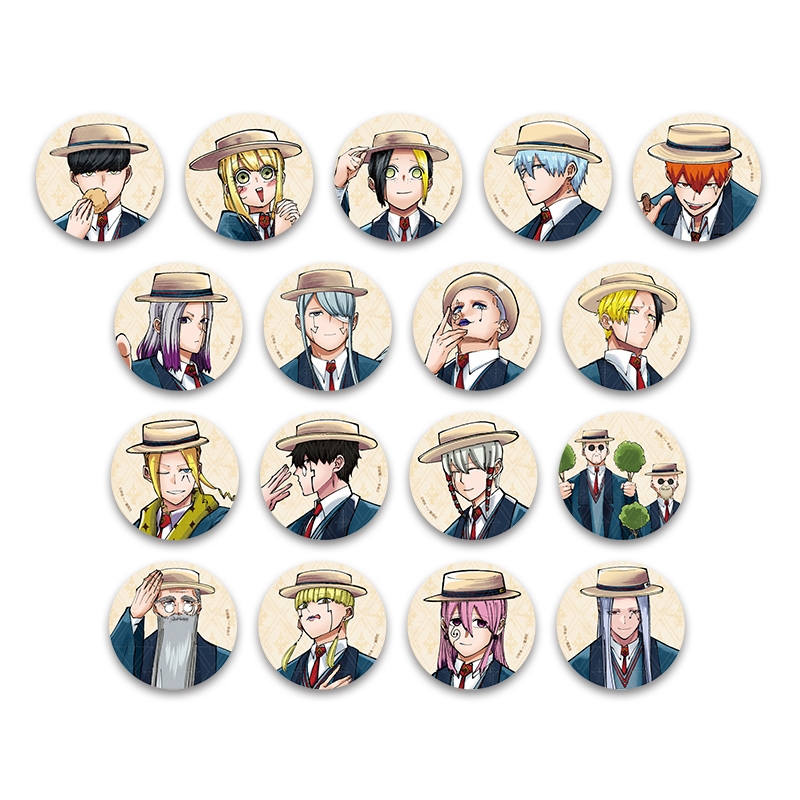 『マッシュルーMASHLE−』缶バッチ(描きおろし)BOX