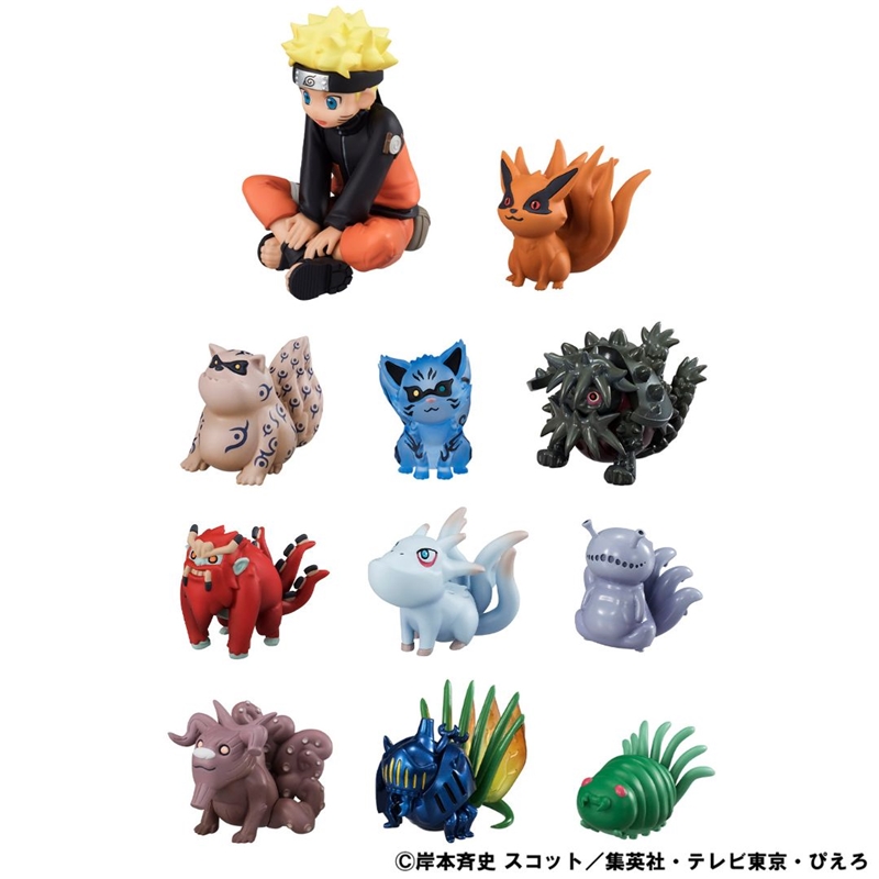 Ｇ．Ｅ．Ｍ．シリーズ外伝！　ＮＡＲＵＴＯ−ナルト−　疾風伝　うずまきナルトと尾獣たちセット　【再販】