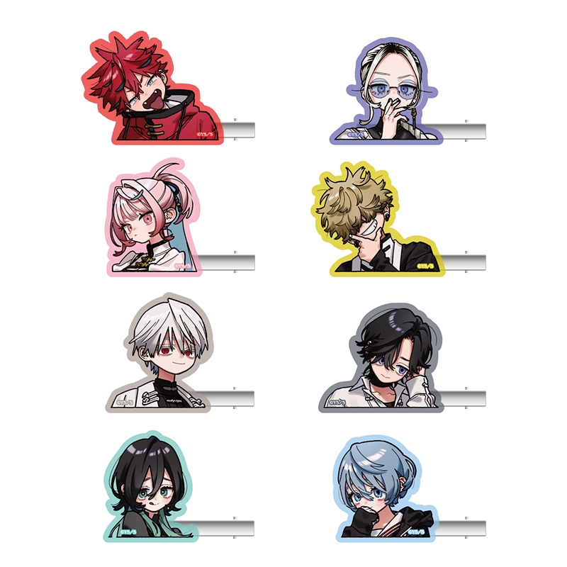 『極楽街』トレーディングアクリルヘアクリップ【近すぎて美しい極近店ｖｅｒ】