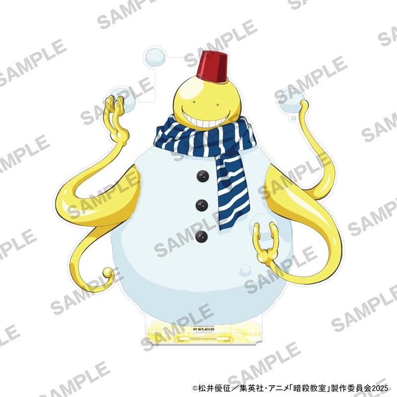 暗殺教室 BIGアクリルスタンド 雪遊びver. 殺せんせー
