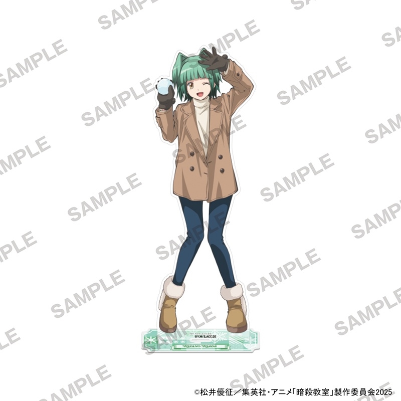 暗殺教室　ＢＩＧアクリルスタンド　雪遊びｖｅｒ．　茅野カエデ