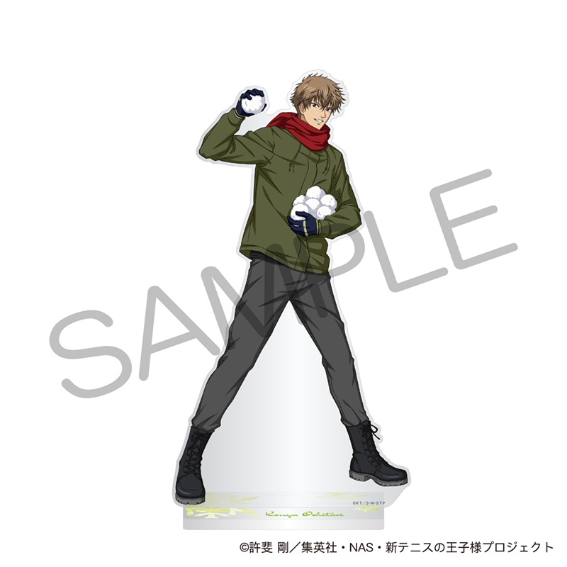 新テニスの王子様　ＢＩＧアクリルスタンド　雪遊びｖｅｒ．　忍足謙也