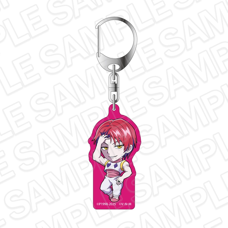 ホログラムアクリルキーホルダー　ヒソカ　Ｇ．Ｉ．編　デフォルメ　ｖｅｒ．