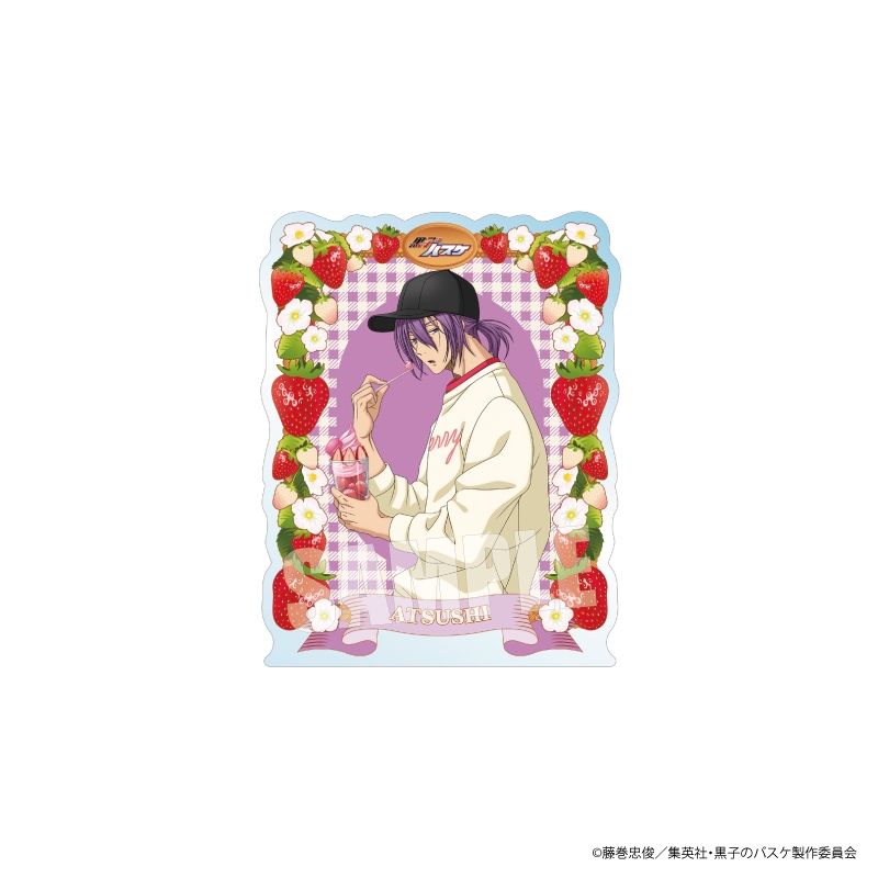 黒子のバスケ　ダイカットアクリルブロック「紫原　敦」Ｓｔｒａｗｂｅｒｒｙ　Ｖｅｒ．
