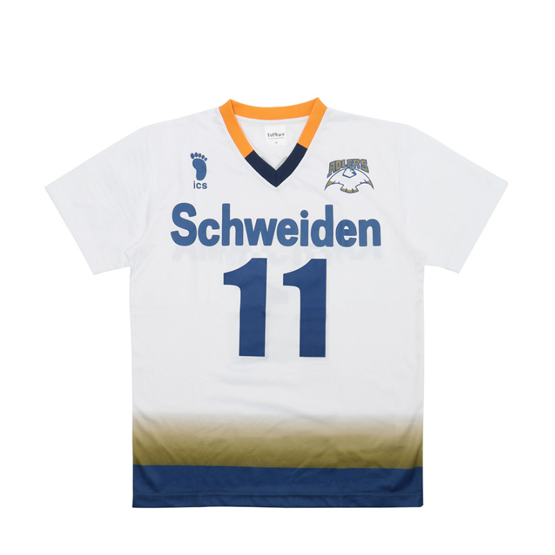 『ハイキュー！！』ユニフォーム　アドラーズ　牛島若利モデル　Ｍサイズ　ＢＸ４