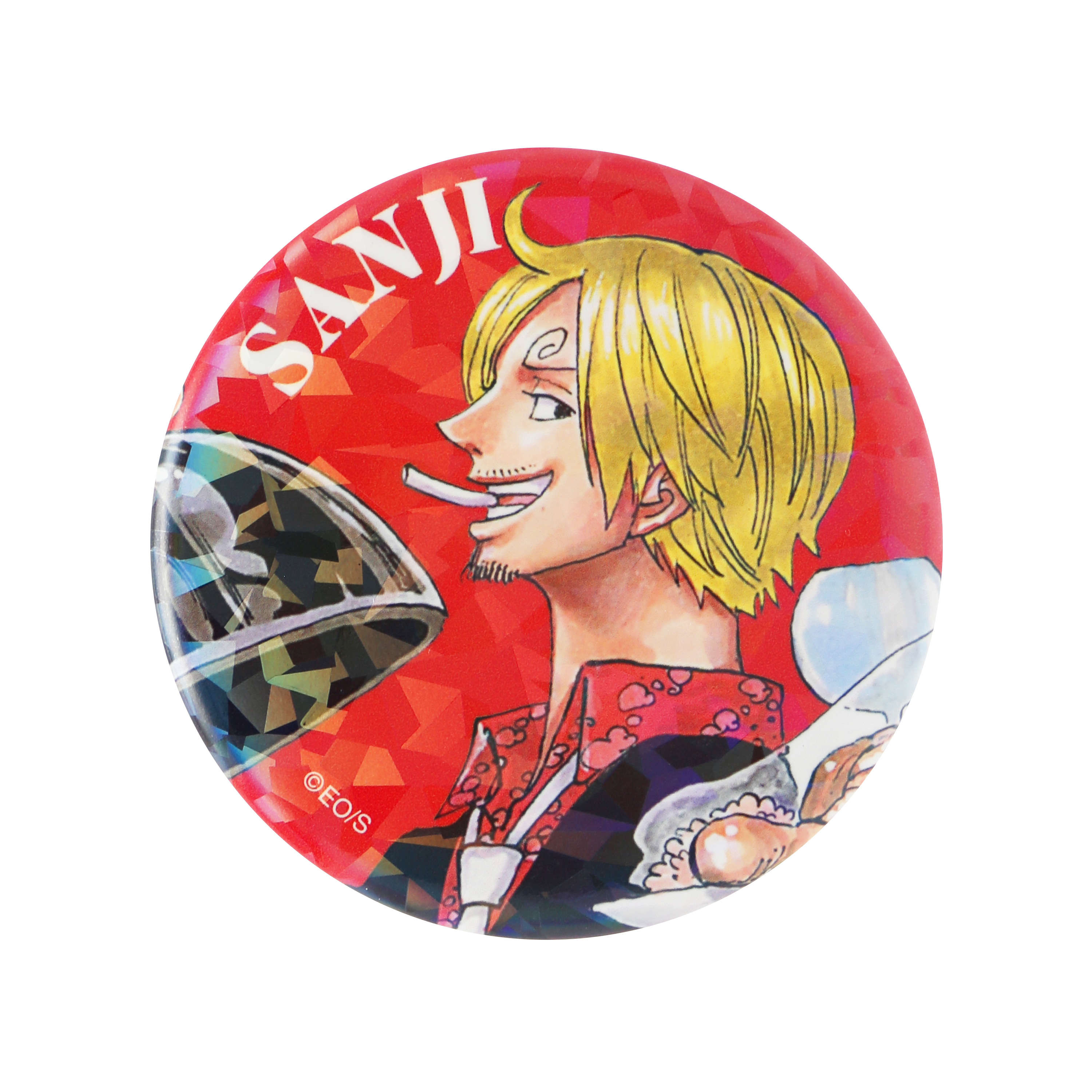 完全受注生産　「週刊少年ジャンプ」オールスター缶バッジ　『ＯＮＥ　ＰＩＥＣＥ』　［４　サンジ］　ＢＢ３