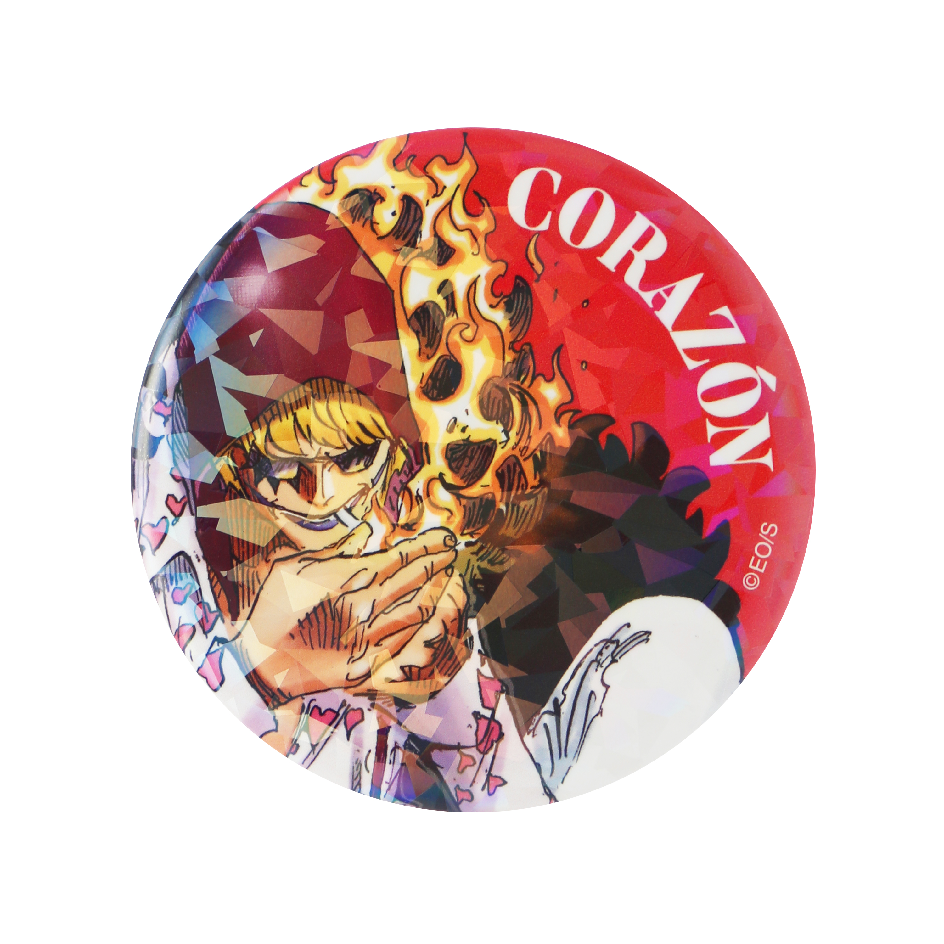 完全受注生産　「週刊少年ジャンプ」オールスター缶バッジ　『ＯＮＥ　ＰＩＥＣＥ』　［１３　コラソン（ドンキホーテ・ロシナンテ）］　ＢＢ３