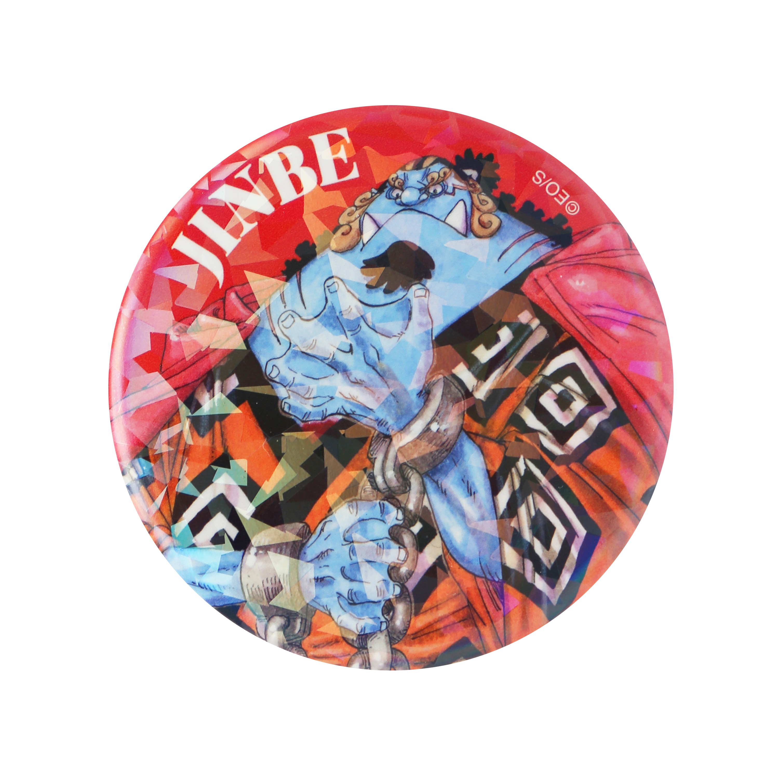 完全受注生産　「週刊少年ジャンプ」オールスター缶バッジ　『ＯＮＥ　ＰＩＥＣＥ』　［１８　ジンベエ］　ＢＢ３