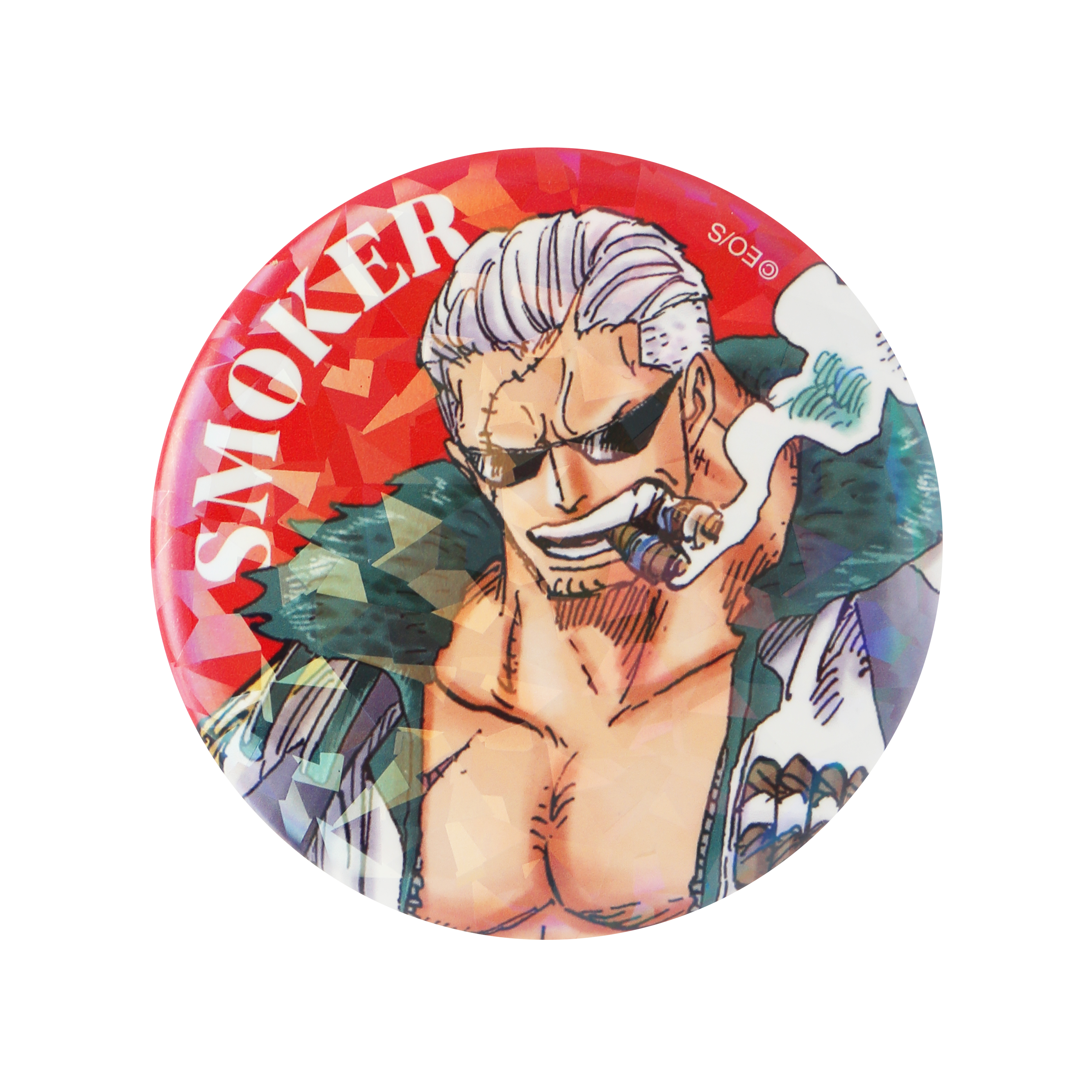 完全受注生産　「週刊少年ジャンプ」オールスター缶バッジ　『ＯＮＥ　ＰＩＥＣＥ』　［２７　スモーカー］　ＢＢ３