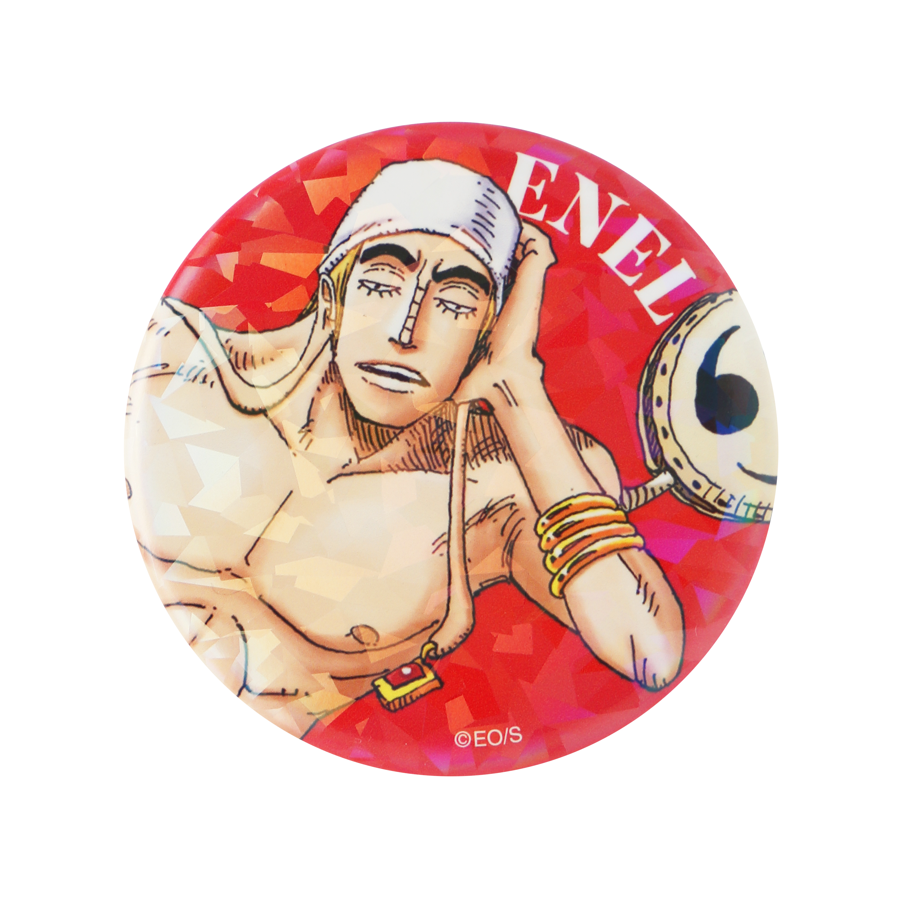 完全受注生産　「週刊少年ジャンプ」オールスター缶バッジ　『ＯＮＥ　ＰＩＥＣＥ』　［３５　エネル］　ＢＢ３