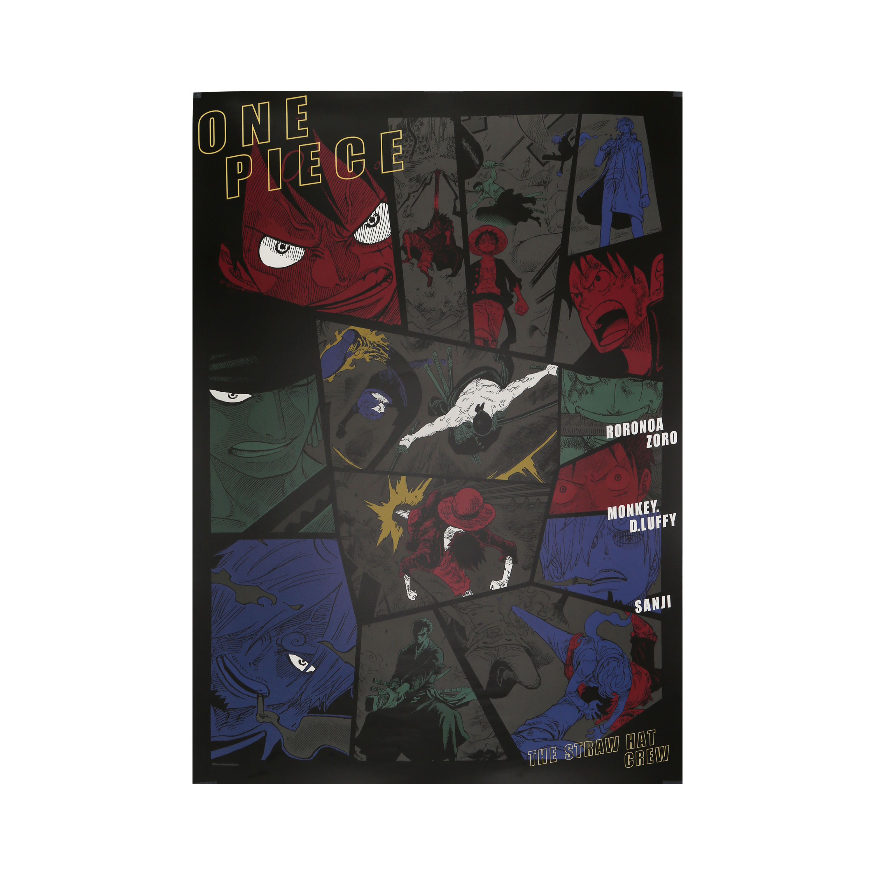 『ＯＮＥ　ＰＩＥＣＥ』Ａ全アートポスター　ルフィ＆ゾロ＆サンジ　ＢＢ４