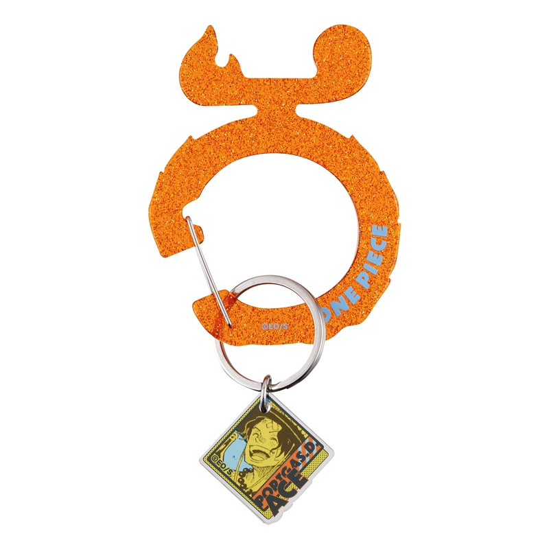 『ＯＮＥ　ＰＩＥＣＥ』チャーム付きアクリルカラビナ　エース　ＢＣ３