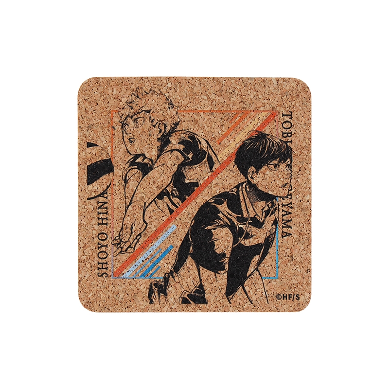 『ハイキュー！！』コルクコースター　日向翔陽＆影山飛雄　【仙台観光特使就任記念Ｖｅｒ．】　ＢＣ３