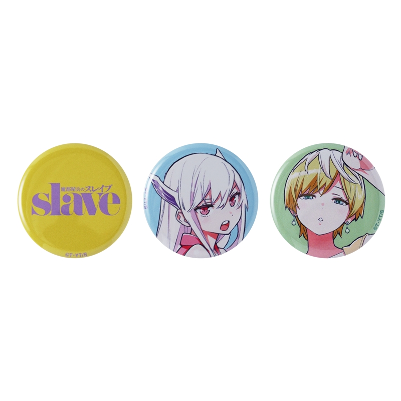 『魔都精兵のスレイブ』ｍｉｎｉ缶バッジ３個セット　ＢＣ４−ＪＮＰＧ