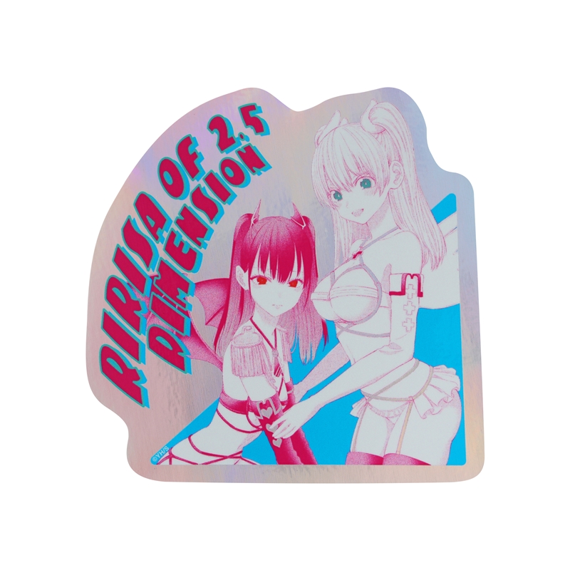 『２．５次元の誘惑』オーロラシャインステッカー（１００×１００ｍｍ以内変形サイズ）　ＢＣ４−ＪＮＰＧ