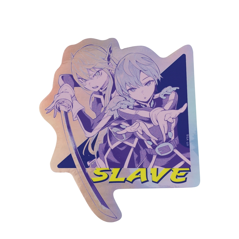 『魔都精兵のスレイブ』オーロラシャインステッカー（１００×１００ｍｍ以内変形サイズ）　ＢＣ４−ＪＮＰＧ