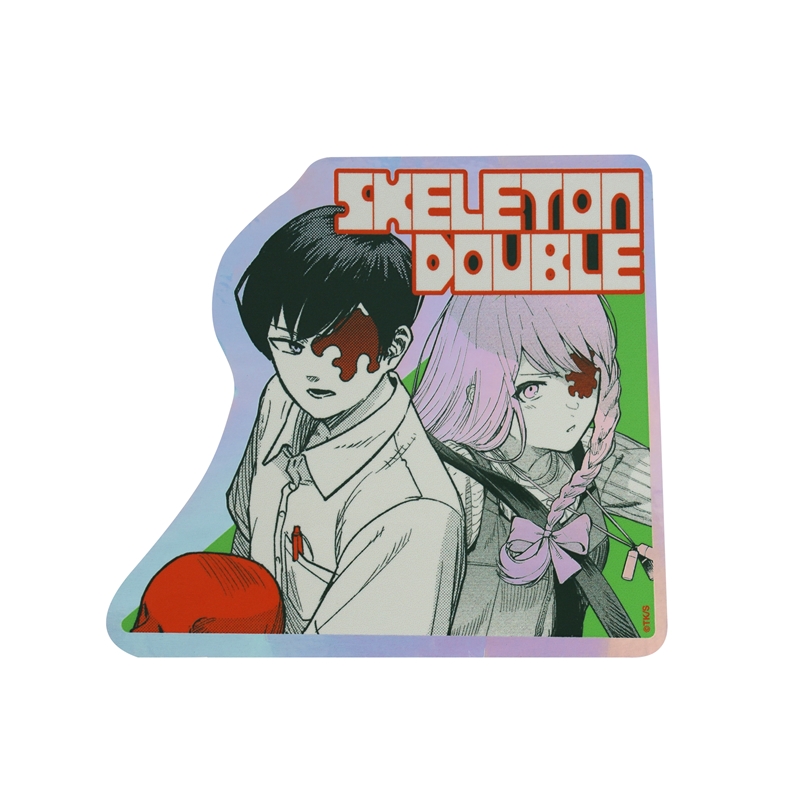 『スケルトンダブル』オーロラシャインステッカー（１００×１００ｍｍ以内変形サイズ）　ＢＣ４−ＪＮＰＧ