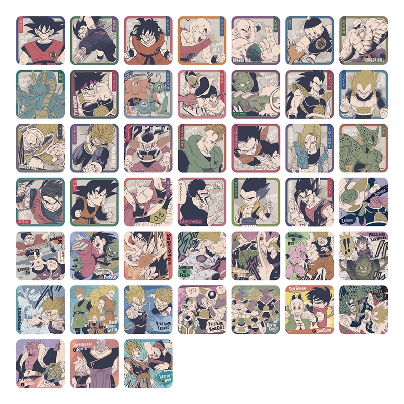 【ＪＡＳ】『ＤＲＡＧＯＮ　ＢＡＬＬ』アートコースター　第２弾（全４５種／ランダム５種入り）　ＢＣ４−ＪＳ