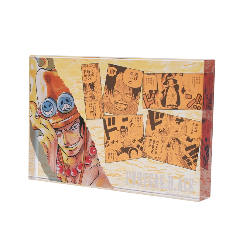 『ＯＮＥ　ＰＩＥＣＥ』アクリルブロック　“ＨＥＲＯＥＳ”　ポートガス・Ｄ・エース　ＢＤ１