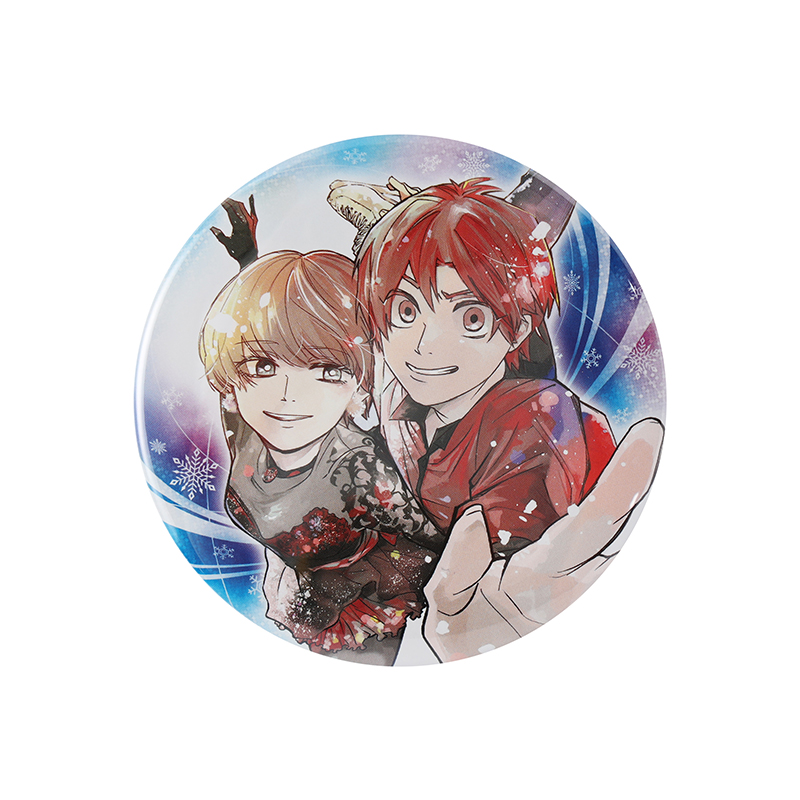 『ツーオンアイス』缶バッジ　ＢＣ４−ＪＦ