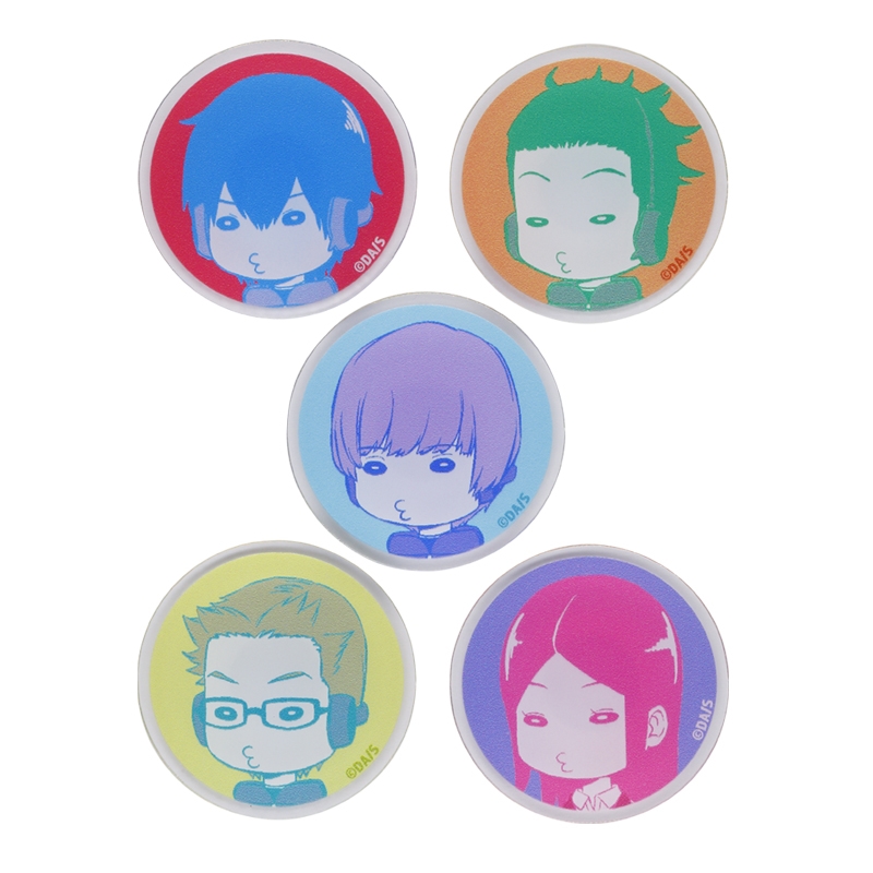 『ワールドトリガー』アクリルピンズセット A級7位 三輪隊 BD1