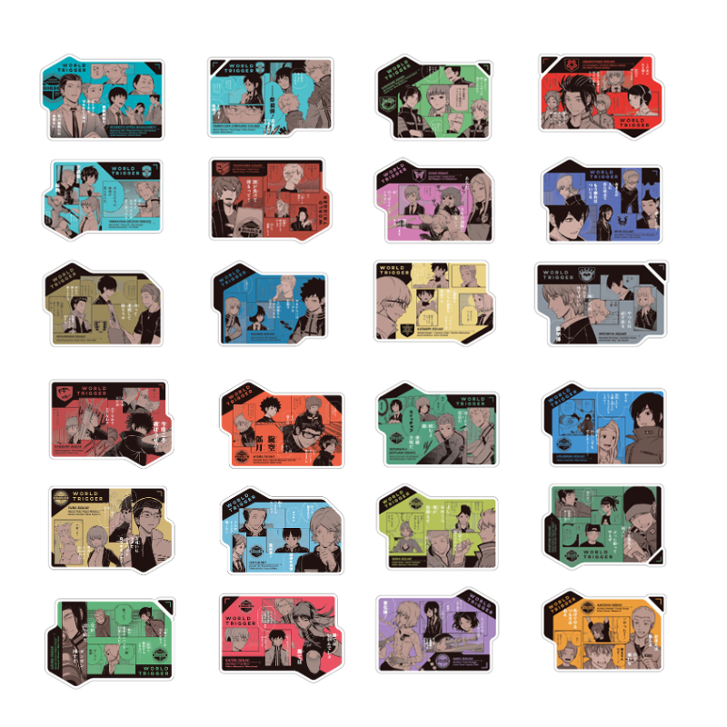 『ワールドトリガー』オリジナルカットカードセット　（全２４種入り）　ＢＤ１