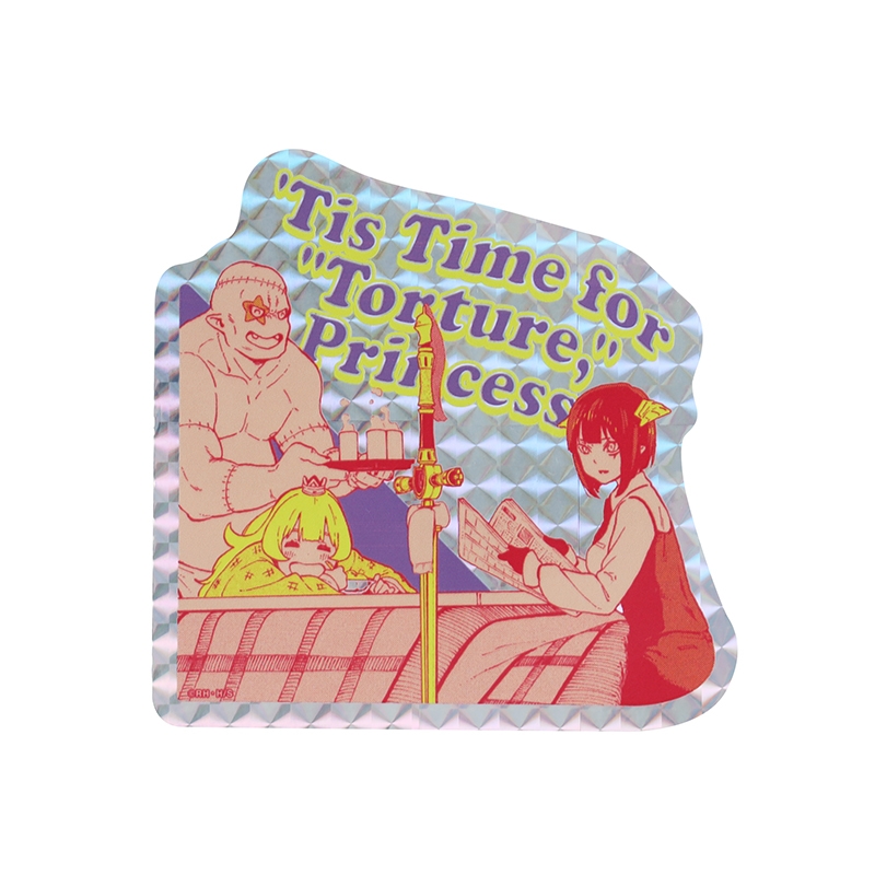 『姫様“拷問”の時間です』オーロラシャインステッカー（１００×１００ｍｍ以内変形サイズ）　ＢＤ１−ＪＮＰＧ