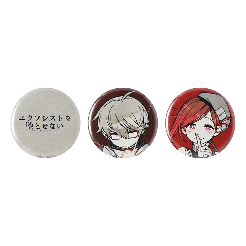 『エクソシストを堕とせない』ｍｉｎｉ缶バッジ３個セット　ＢＤ１−ＪＮＰＧ