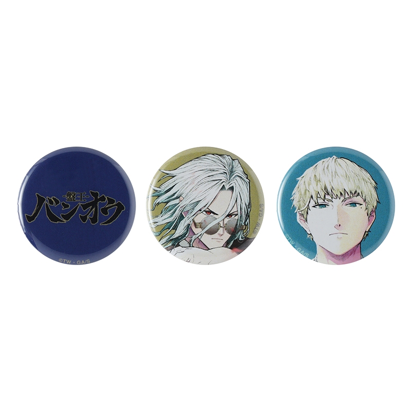 『バンオウ−盤王−』ｍｉｎｉ缶バッジ３個セット　ＢＤ１−ＪＮＰＧ
