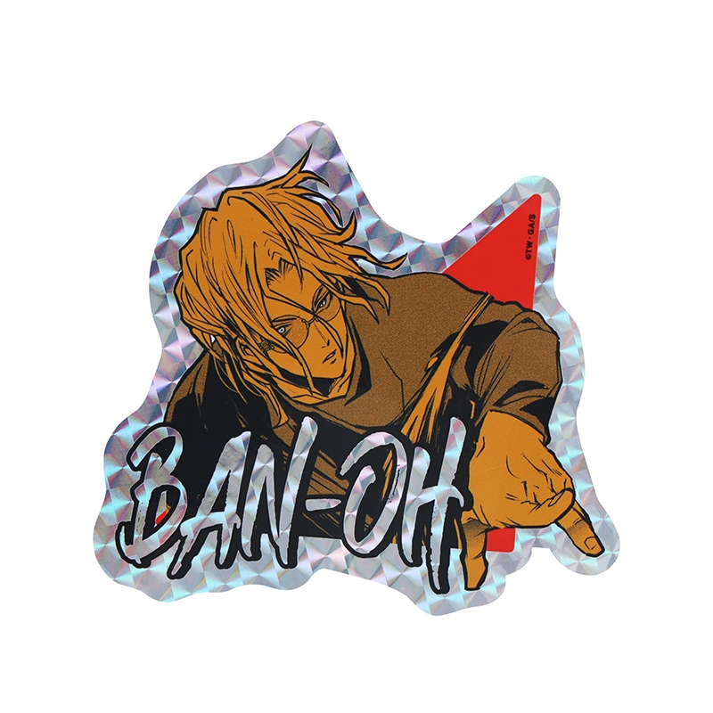 『バンオウ−盤王−』オーロラシャインステッカー（１００×１００ｍｍ以内変形サイズ）　ＢＤ１−ＪＮＰＧ